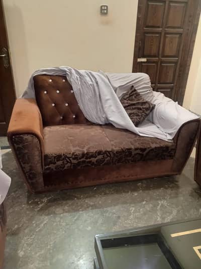 6 seats sofa with table