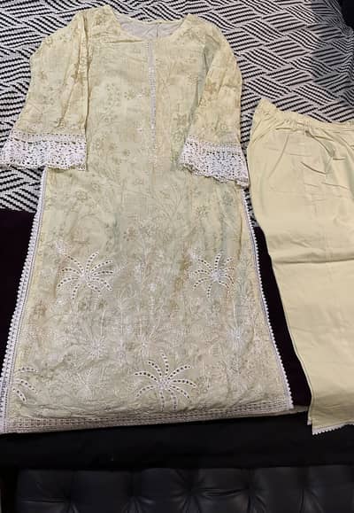 Cross stitch 2 peice lawn suit