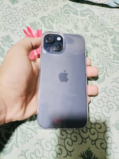 Iphone 15 with box and cable