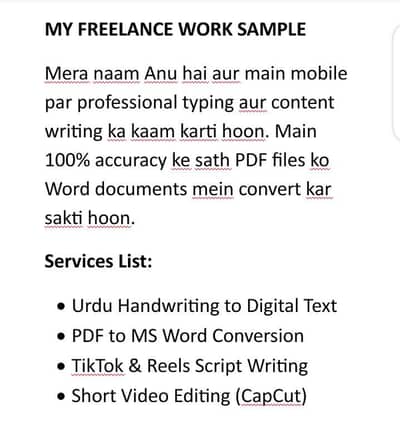 Professional Video Editor (CapCut) & MS Word Expert