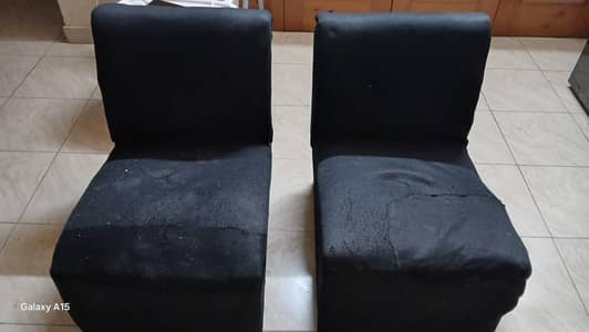 2 office sofa seats