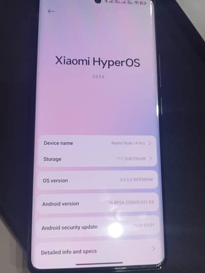Xiomi Redmi Note 14 Pro