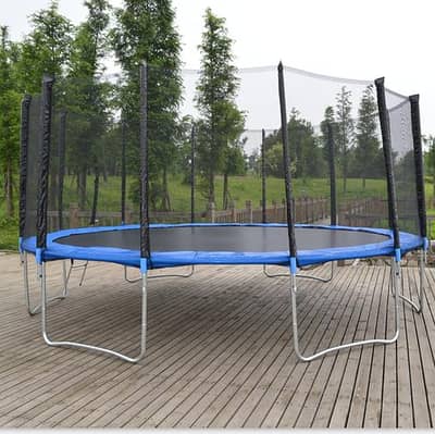 All Size Available in Jumping Trampoline With Safety Enclosure Net