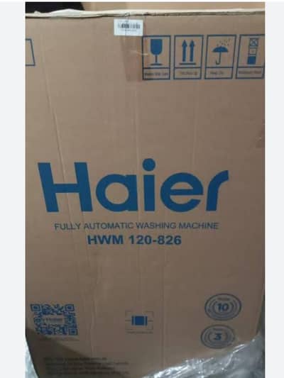 fully packed Haier matic washing machine