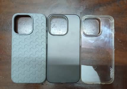 I phone 15 pro back covers almost unused