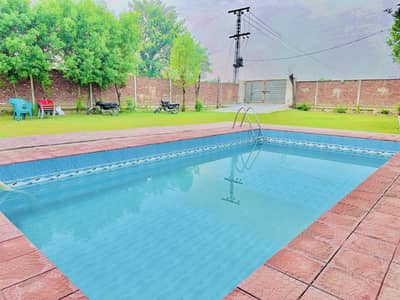 2 Kanal Farm House with Swimming Pool available for booking