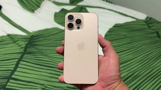 16 pro max 256 GB purchased from Dubai