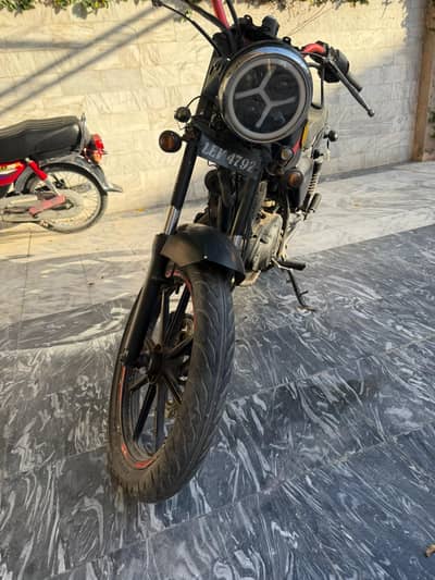 Suzuki Gs 150 converted into 200 c self Start without kick