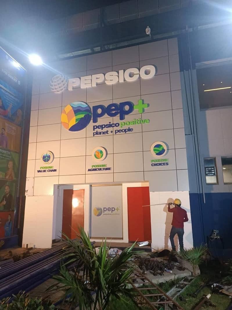 Acrylic/3d/signboard/MS/iron/frame/alucobond/cladding/4mm/backlight/2d 8