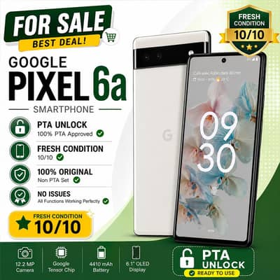 Google Pixel 6a | Pta Unlock | Fresh Condition