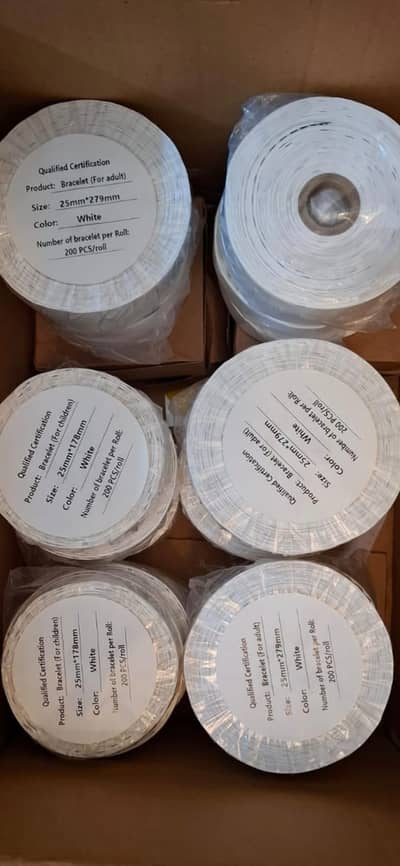 Thermal Barcode Medical Wristband & Zebra Wristband