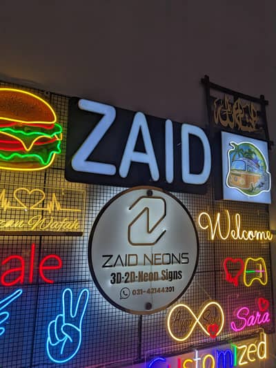 Customized Neon Signs | Acrylic Signs | 3D Sign Boards