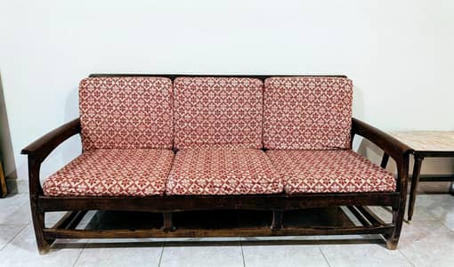 5 seater wooden sofa set