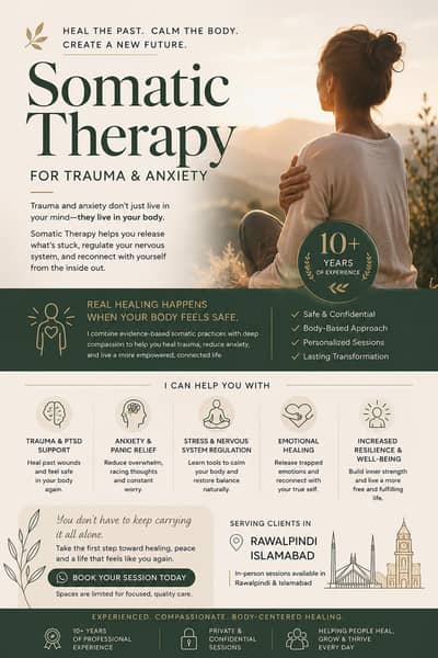 Somatic Therapy for Trauma & Anxiety