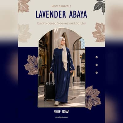 Lavender Abaya