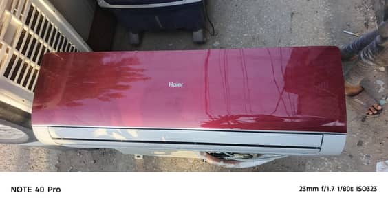 Haier ac 1.5 ton all ok no any fault full gass contact nbr 03193382226