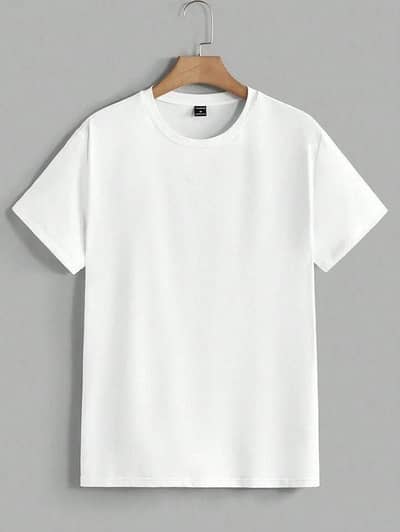 unisex T-Shirt Black/White Cotton T-Shirt fully plate high quality