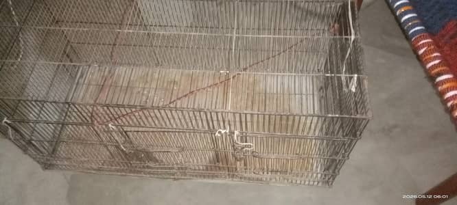 Folding iron cage. 3 portion, 2 portion or 1 portion.