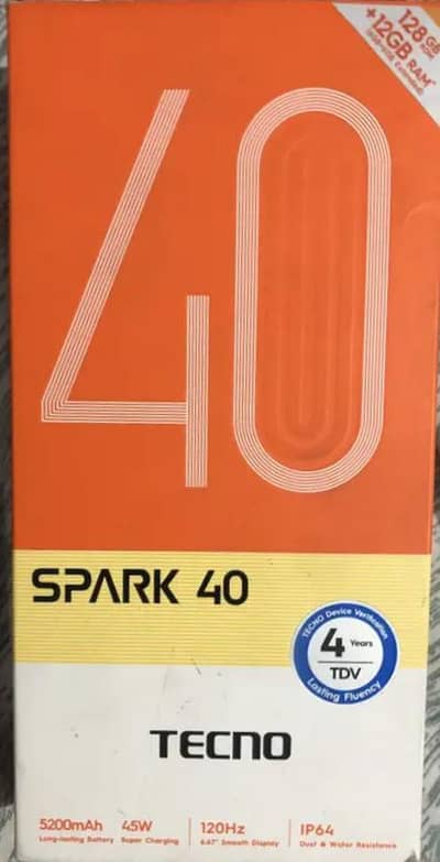 Tecno spark 40 12Gb 128Gb home use 5 month