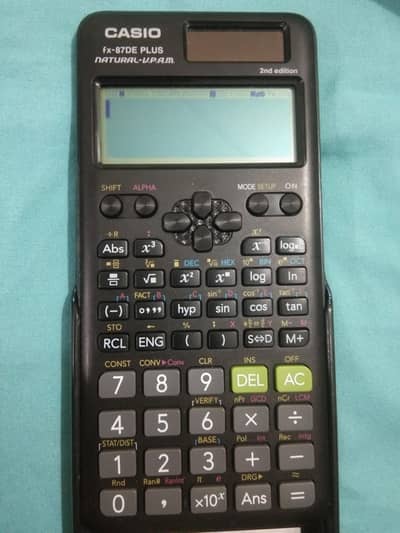 Casio Fx 87DE plus l calculator new condition