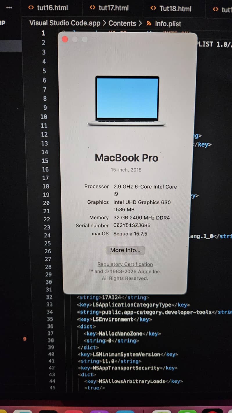 MacBook Pro  2018 1