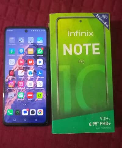 Infinix note 10 pro 8/256