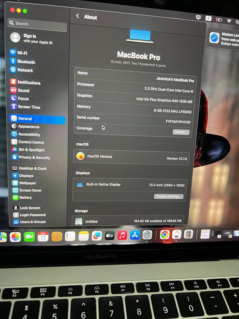 Macbook pro 2017 1