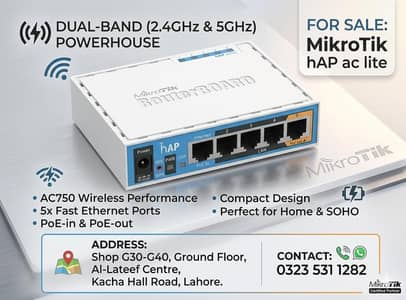 MikroTik hAP ac lite RB952Ui-5ac2nD