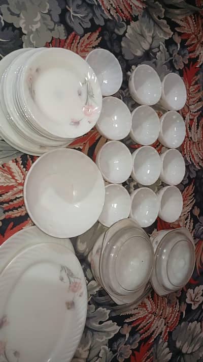 white imported dinner set