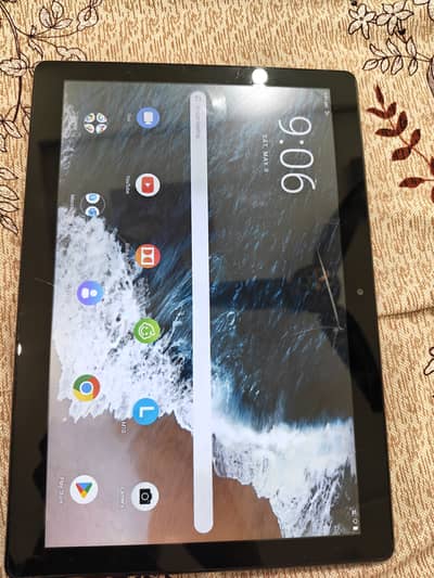 Screen is cracked but working completely fine never open or repair