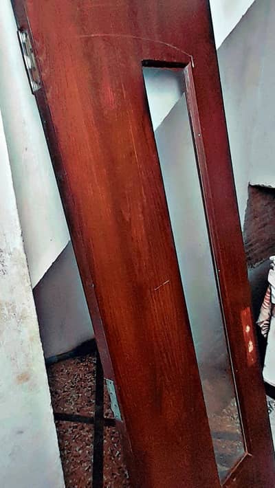 wood door