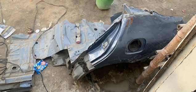 Toyota Belta Body Rear Quarter Panel