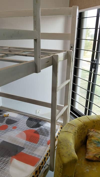 Bunk iron bed slightly used