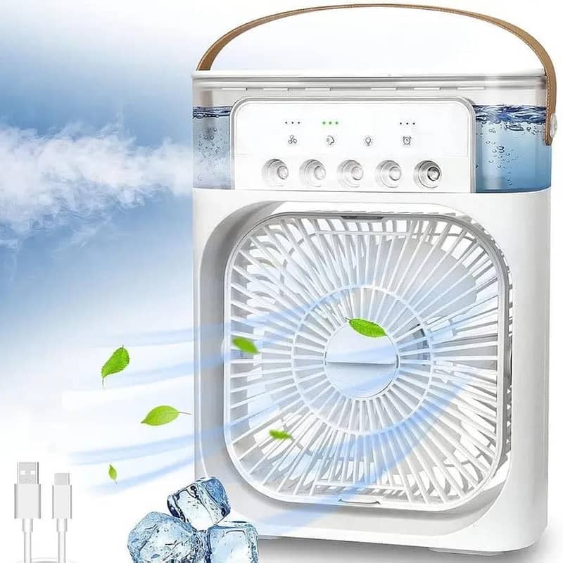 Mini Air Cooler with Remote Control & Mist Function 2