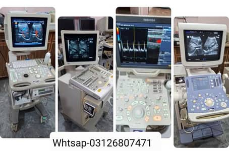 Ultrasound machine/Hospital Equipment available 03126807471