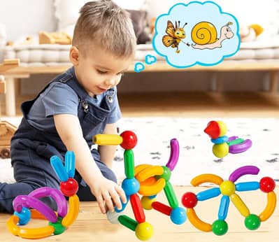 3D Magnetic Building Blocks Balls 50 PCS Set - Brand New