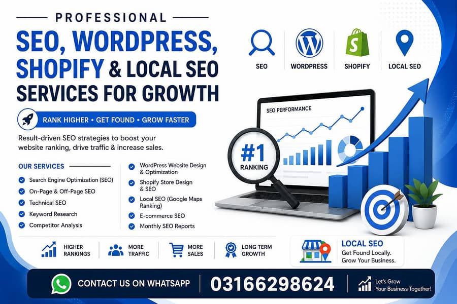 WordPress | SEO Services | Web Development | Shopify Experts 0