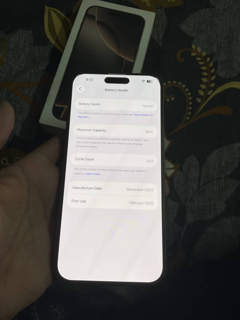 iPhone 16pro max 8