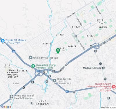 Prime Location Plot For Sale In Sector G-14/1 Islamabad.