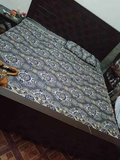 king bed with mattress urgent sale