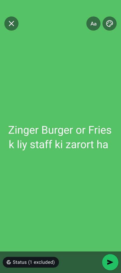 Fries and Zinger Burger k liy chef ki zarort ha