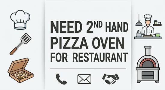 Need Pizza Oven for restaurant