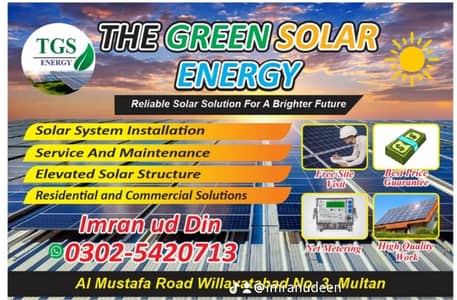 solar system installation