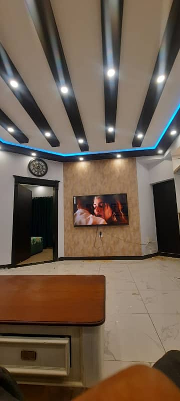 G 11/3 Housing foundation C type flat for sale fully Renvoted Tile flooring 3 bed 3 bath tvl kitchen gas Available Man ibn Sina Road
