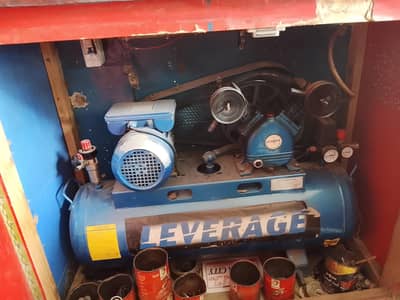 hydraulic lift air compressor and air system