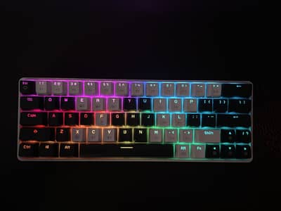 Mechanical White & black keys keyboard