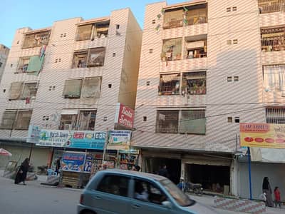 1 BED + 1 LOUNCH+(SEPRATE KITCHEN) FLAT FOR SALE IN SHAFI EXCELLENCY APARTMENR NORTH KHI