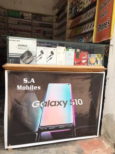 Mobile shop ka saraa samaan sale krna ha
