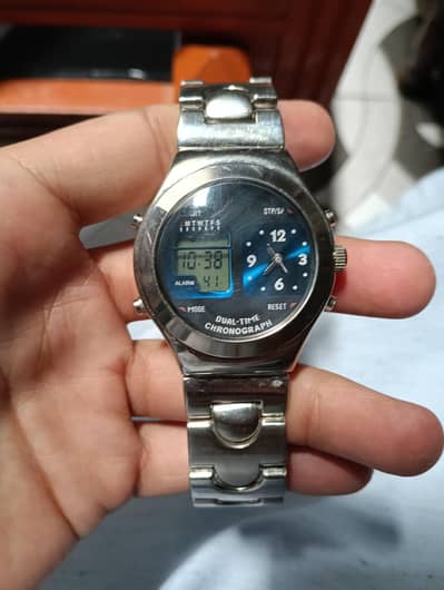 SMTWTFS chronograph analog watch for sale