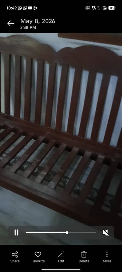5 Seater Sofa set wooden